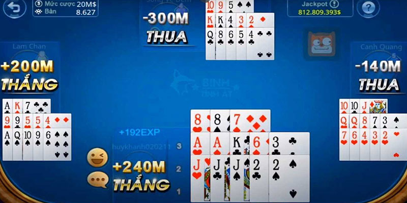 Các mẹo chơi game đánh bài Mậu binh thắng lớn