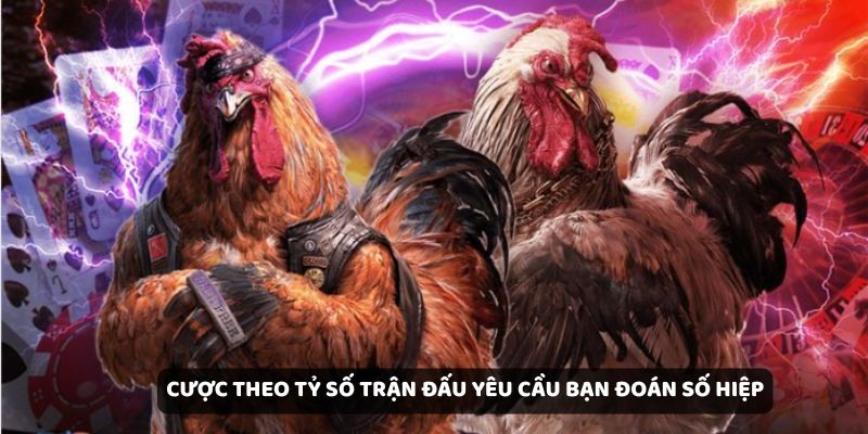 Cược theo tỷ số trận đấu yêu cầu bạn đoán số hiệp