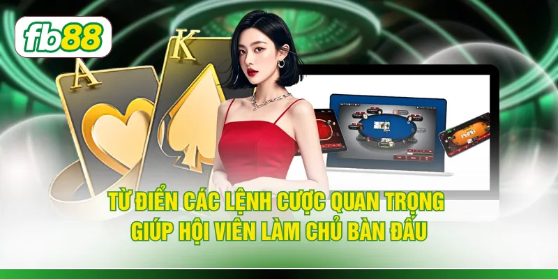 Từ điển các lệnh cược quan trọng giúp hội viên làm chủ bàn đấu