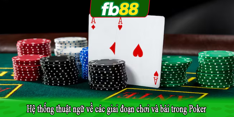 Hệ thống thuật ngữ về các giai đoạn chơi và bài trong Poker