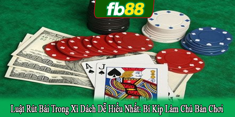 luật rút bài trong xì dách dễ hiểu nhất