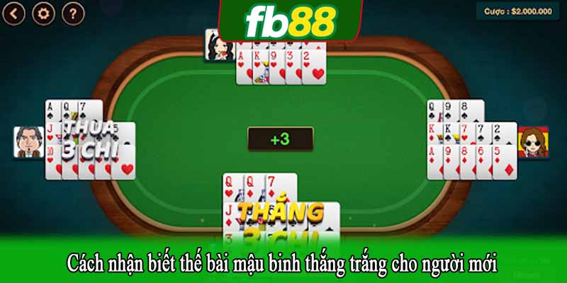 Cách nhận biết thế bài mậu binh thắng trắng cho người mới