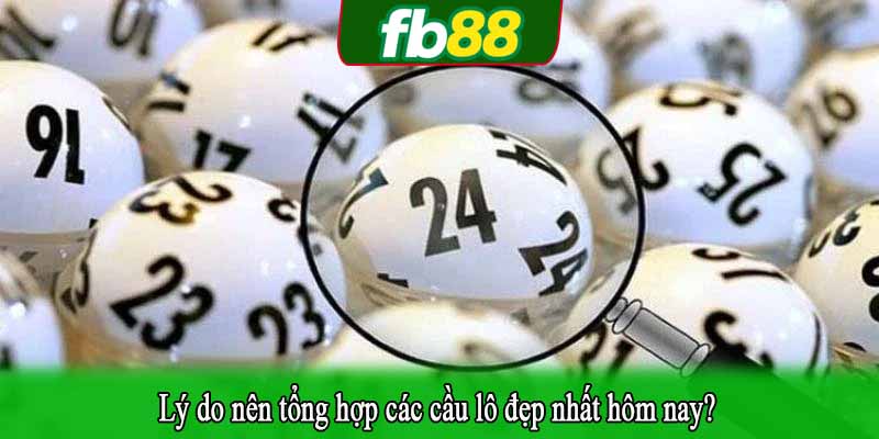 Lý do nên tổng hợp các cầu lô đẹp nhất hôm nay?